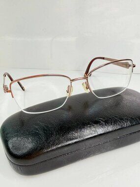 Bulova Bisbee Pink Semi-Rimless Eyeglasses – 52-17-135